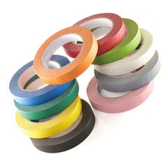 Masking Tape Assorted Colours W24mm x L50m 10pk   hi-res