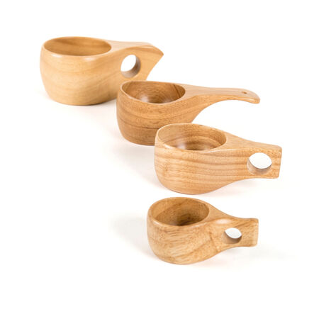 TTS Assorted Sizes Wooden Cup Collection 2pk  hi\-res