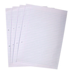 A4 Exercise Paper 6mm Ruled Margin Punched 2500pk  hi-res