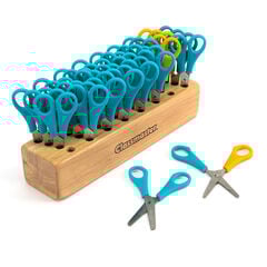 Children's Scissors with Tidy 32pk  Children's Scissors with Tidy 32pk  hi-res