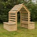 Outdoor Wooden Archway Planter  hi\-res