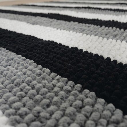 Black and White Cosy World Carpet L195 x W136cm  hi\-res