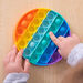Rainbow Push \x26 Pop It Fidget Pad  hi\-res