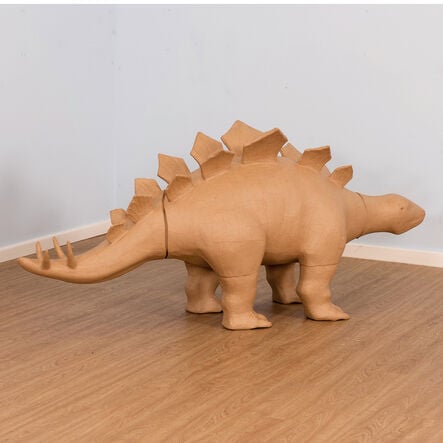 TTS Adventures with Dinosaurs Giant Mache Figure Stegosaurus  hi\-res