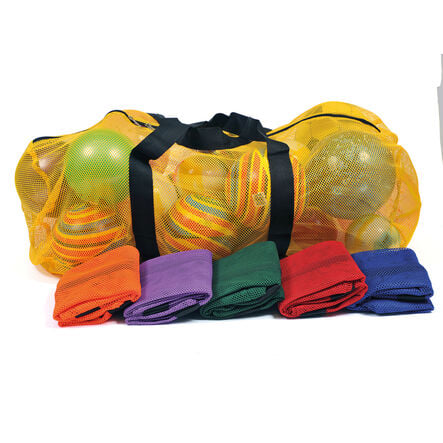 Coloured Mesh Ball Carry Bags 6pk  hi\-res