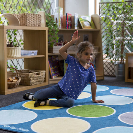 Circles Rectangular Placement Carpet  hi\-res