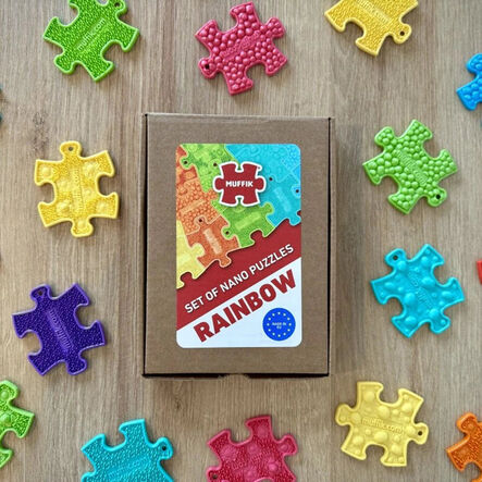 Muffik Nano Puzzle Rainbow Fidget Set 24pk  hi\-res