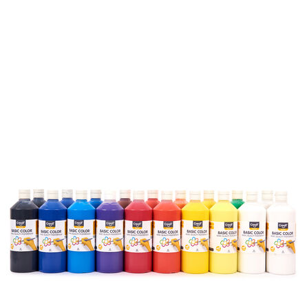 Creall Ready Mixed Paint Assorted Classroom 500ml x 20pk  hi\-res