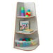 Free Standing Corner Shelf Unit Grey  hi\-res