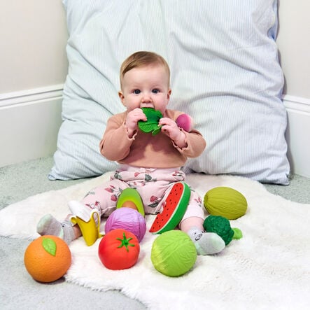 Natural Rubber Toddler Fruit and Veg Chewables  hi\-res