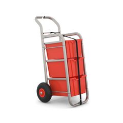 Gratnells Rover Trolley 3 x Extra Deep Trays Red Red hi-res