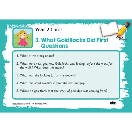 Reading Comprehension Topic Cards Year 2  hi\-res