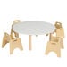 Essentials White Circular Table  hi\-res