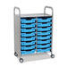 Callero Tray Trolley 16 Shallow Trays  hi\-res