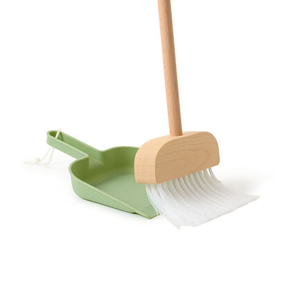 Role Play Wooden Cleaning Set Sage 6pc  hi\-res