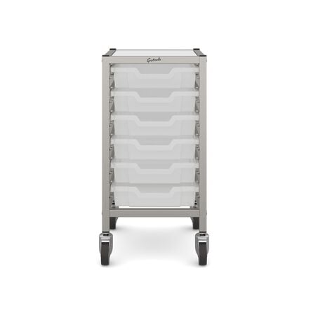 Gratnells Low Shallow Tray Storage Trolley  hi\-res