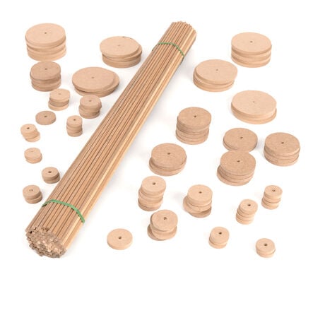 Wooden Dowels \x26 Wheels Pack  hi\-res