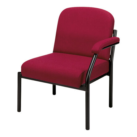 Radstock Low Level Metal Framed Reception Chair Blue  hi\-res