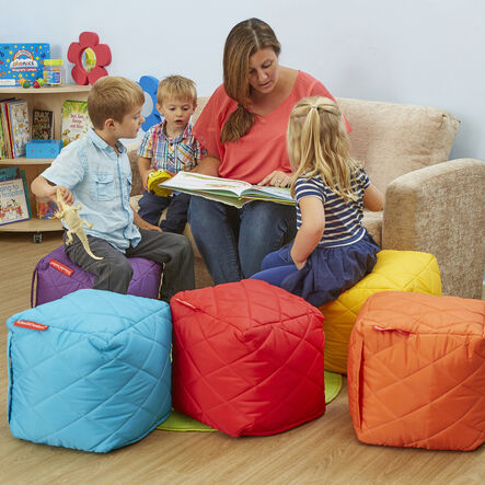 Quilted Cube Beanbags 6pk  hi\-res