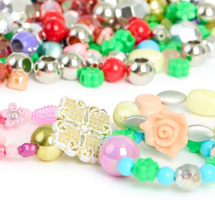 Tub Of Assorted Plastic Beads 3kg  hi\-res
