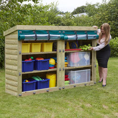 Outdoor Wooden Storage Units H140cm  Outdoor Wooden Storage Units H140cm  hi-res
