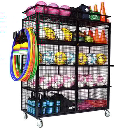 Deluxe Lockable Mobile Ball Storage Cabinet  hi\-res