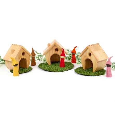 TTS Small World Mini Wooden Fairy Cottages  hi\-res