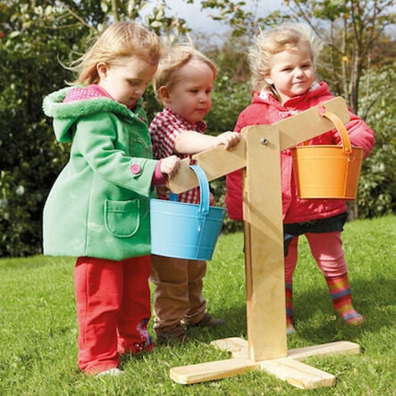 TTS Outdoor Wooden Scales and Bucket Set  hi\-res