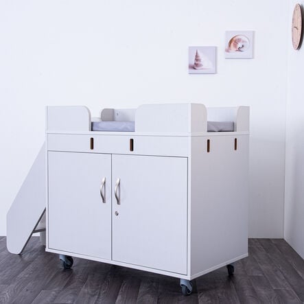 Walk Up Change Table Grey  hi\-res