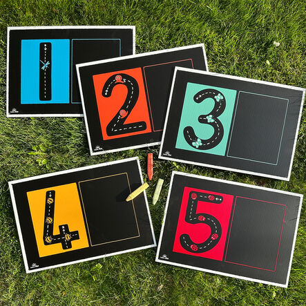 Start Big, Stay Big Numbers Chalkboards  hi\-res