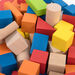 Coloured Wooden Building Blocks 100pk  hi\-res