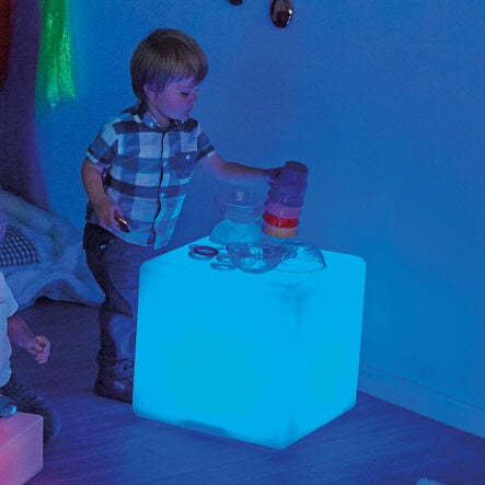 Sensory Colour Changing Light Up Cube  hi\-res