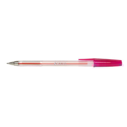 Budget Essentials Ballpoint Pens Purple 50pk  hi\-res