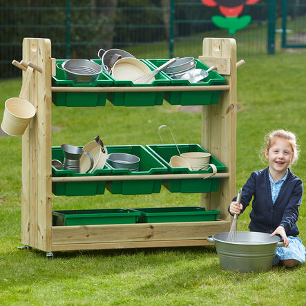 Outdoor Wooden Loose Parts Trolley  hi\-res