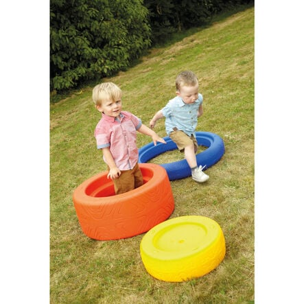 Outdoor Colourful Tyres 3pk  hi\-res