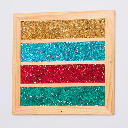 TTS Mark Making Sequin Stripe Board  hi\-res