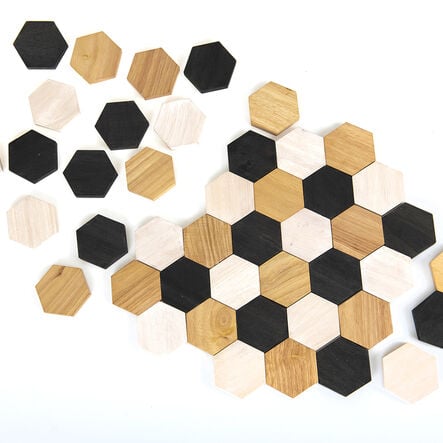 Wooden Hexagon Construction Set  hi\-res