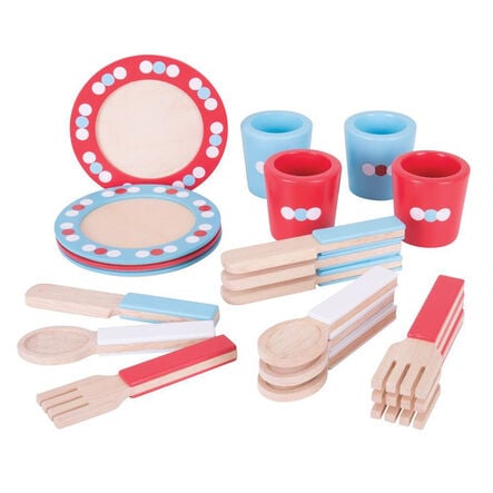 Wooden Dinner Service Set  hi\-res