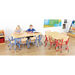 Copenhagen height adjustable rectangular six\-seater table  hi\-res