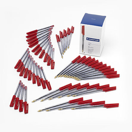 STAEDTLER 430 M Medium Ballpoint Pens 50pk  hi\-res