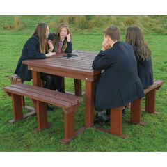 Marmax Adult Octobrunch Recycled Plastic Picnic Bench  hi-res