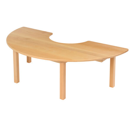 Teachers Beech Horseshoe Table  hi\-res