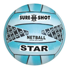 Sure Shot Star Netballs Blue Size 4  Sure Shot Star Netballs Blue Size 4  hi-res