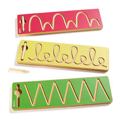 Pre Writing Tracing Patterns Wooden Stencils 3pk  hi-res