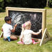 Outdoor Wooden Mark Making Literacy Chalkboard  hi\-res