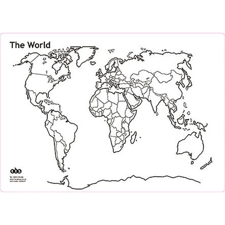 TTS World and British Isles Whiteboard Set A3  hi\-res