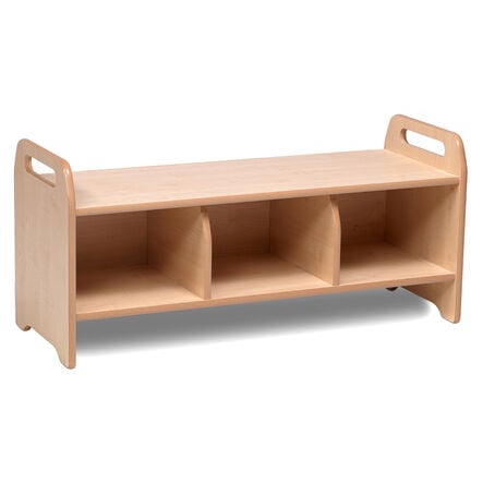 Millhouse Low Wooden Storage Bench  hi\-res