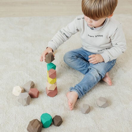 Wooden Stacking Boulders  hi\-res