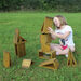Outdoor Wooden Hollow Blocks Natural  hi\-res
