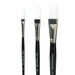 White Synthetic Sable Flat Paint Brushes 10pk  hi\-res